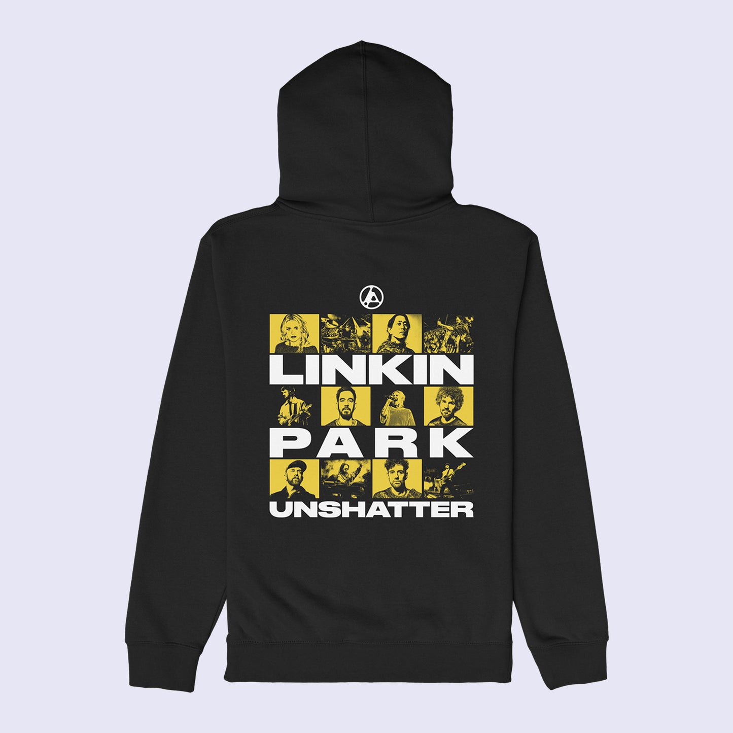 UNSHATTER Black Zip Hoodie