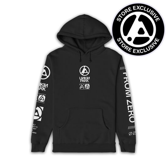 From Zero Black Pullover Hoodie